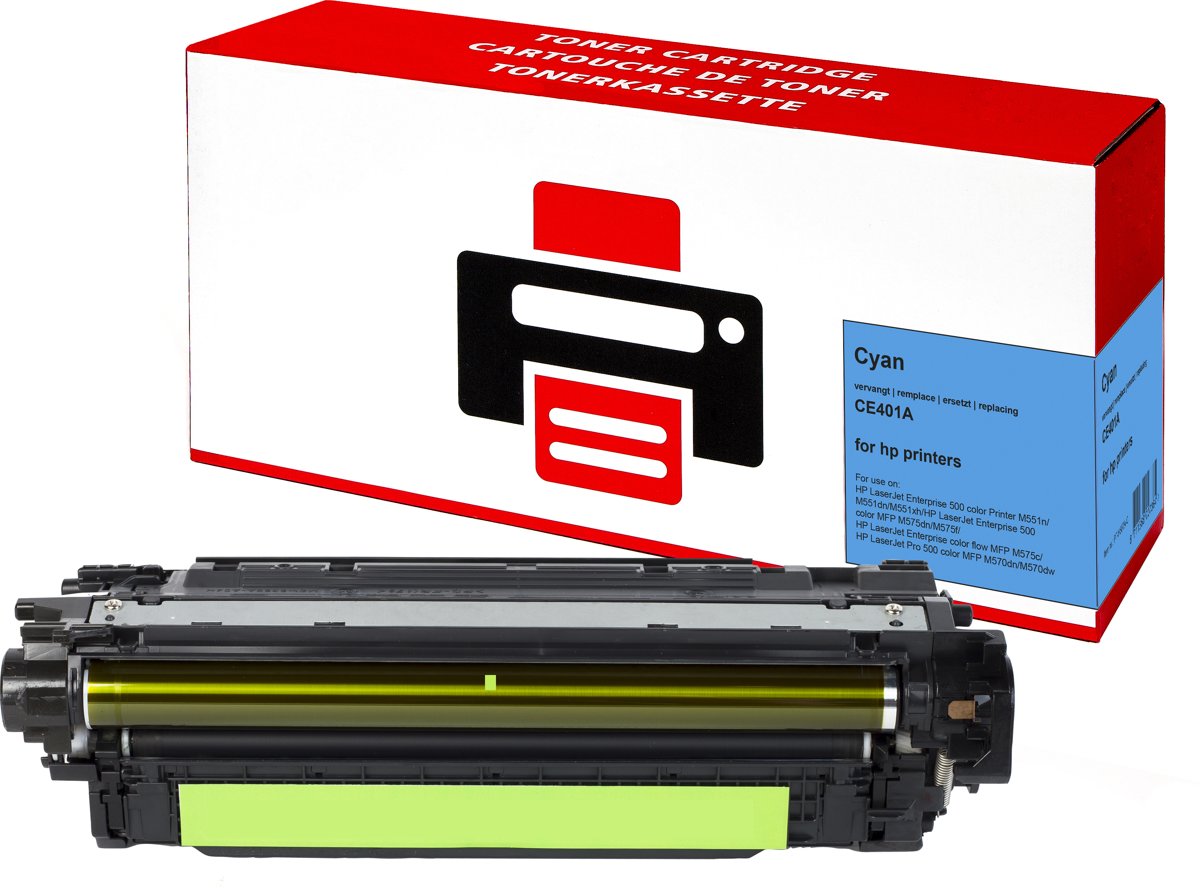 HP 507A (CE401A) toner |Cyaan| - Pixeljet